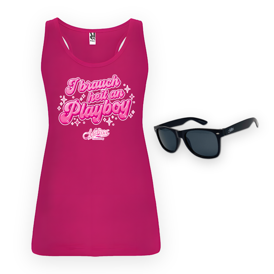 Playboy Bundle Pink + Brille Schwarz