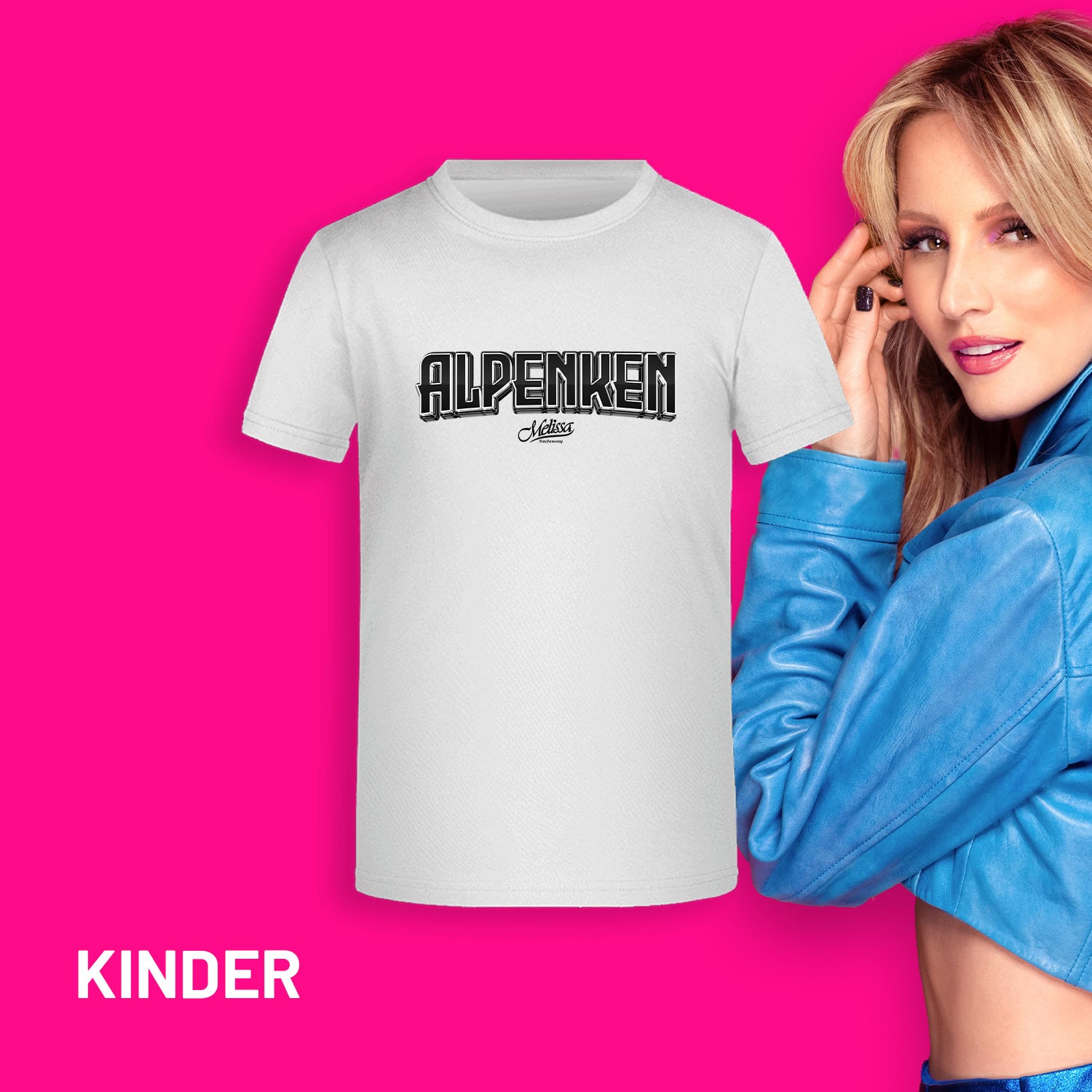 T-Shirt Schriftzug "Alpenken" Kinder