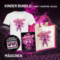 Kinder: "Rosa Dynamit" Bundle Mädchen (Shirt + Shopper + Block)