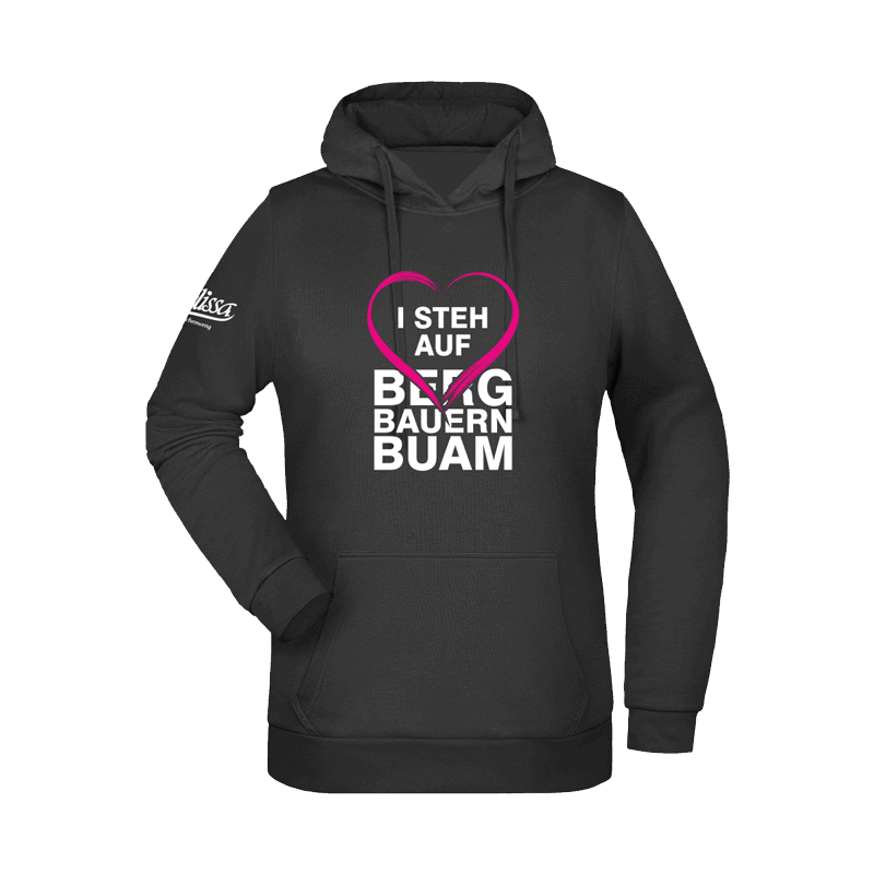 Hoodie "I Steh Auf Bergbauernbuam" Damen
