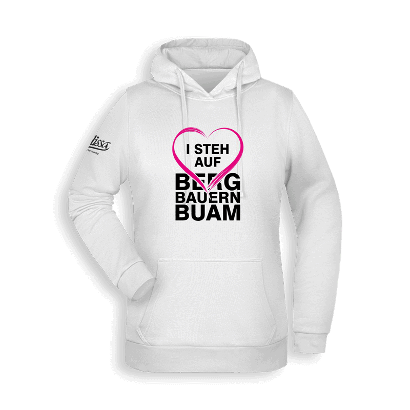 Hoodie "I Steh Auf Bergbauernbuam" Damen