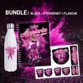 "Rosa Dynamit" Bundle (Block + Stickerset + Flasche)