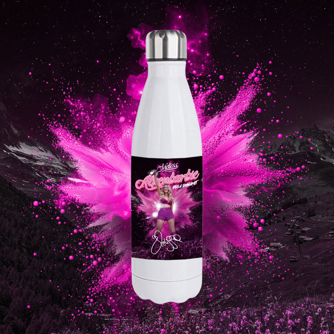 Edelstahl Trinkflasche "Rosa Dynamit" 500ml