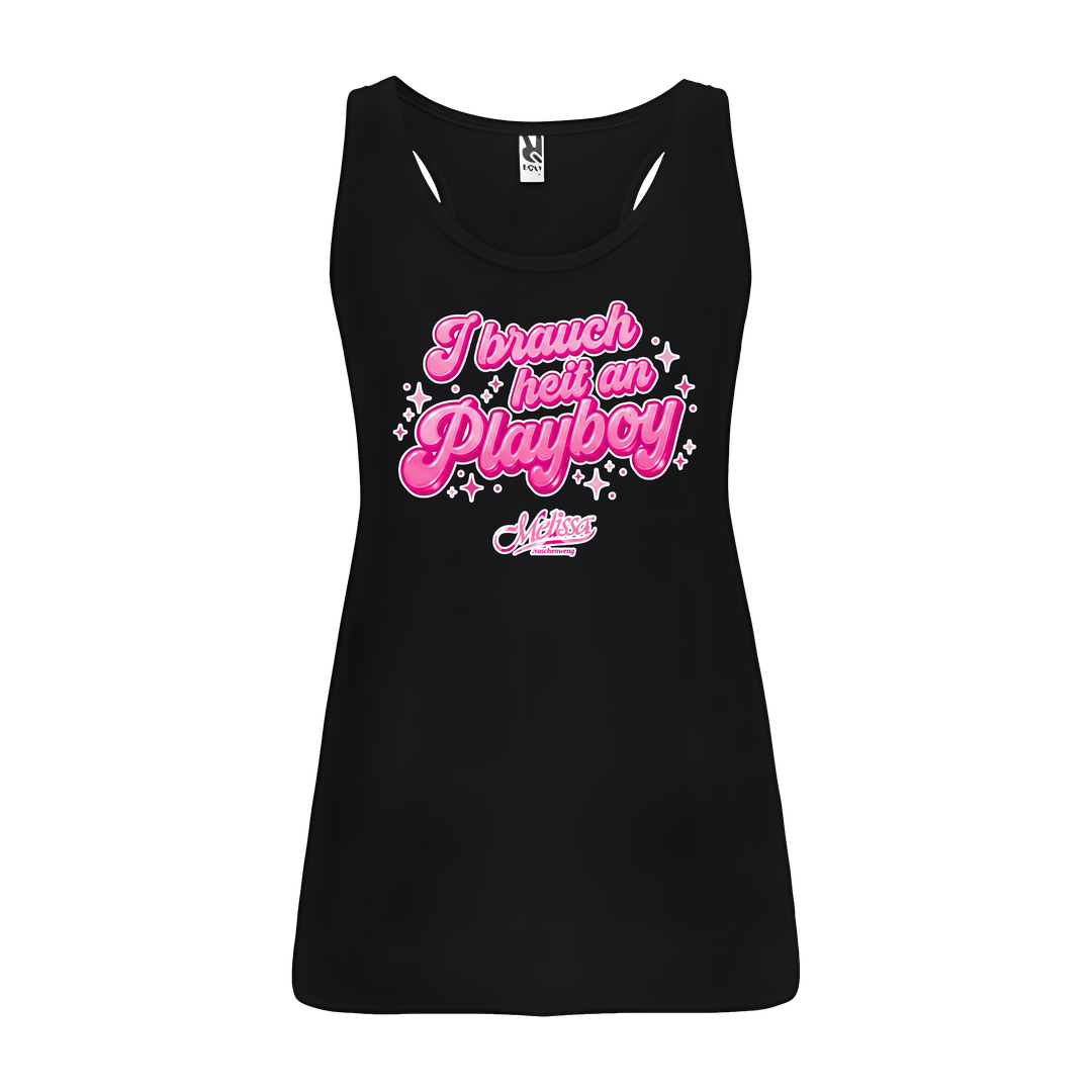 Playboy Tanktop Schwarz