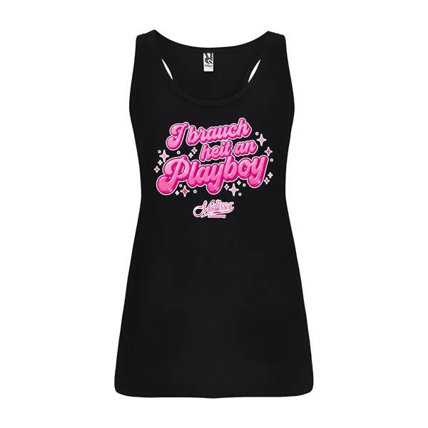 Playboy Tanktop Schwarz