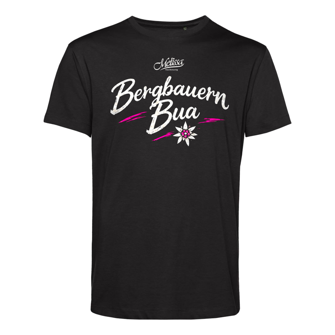 Bergbauern Edelweiß T-Shirt Herren, Motiv Bergbauern Bua
