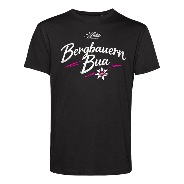 Bergbauern Edelweiß T-Shirt Herren, Motiv Bergbauern Bua