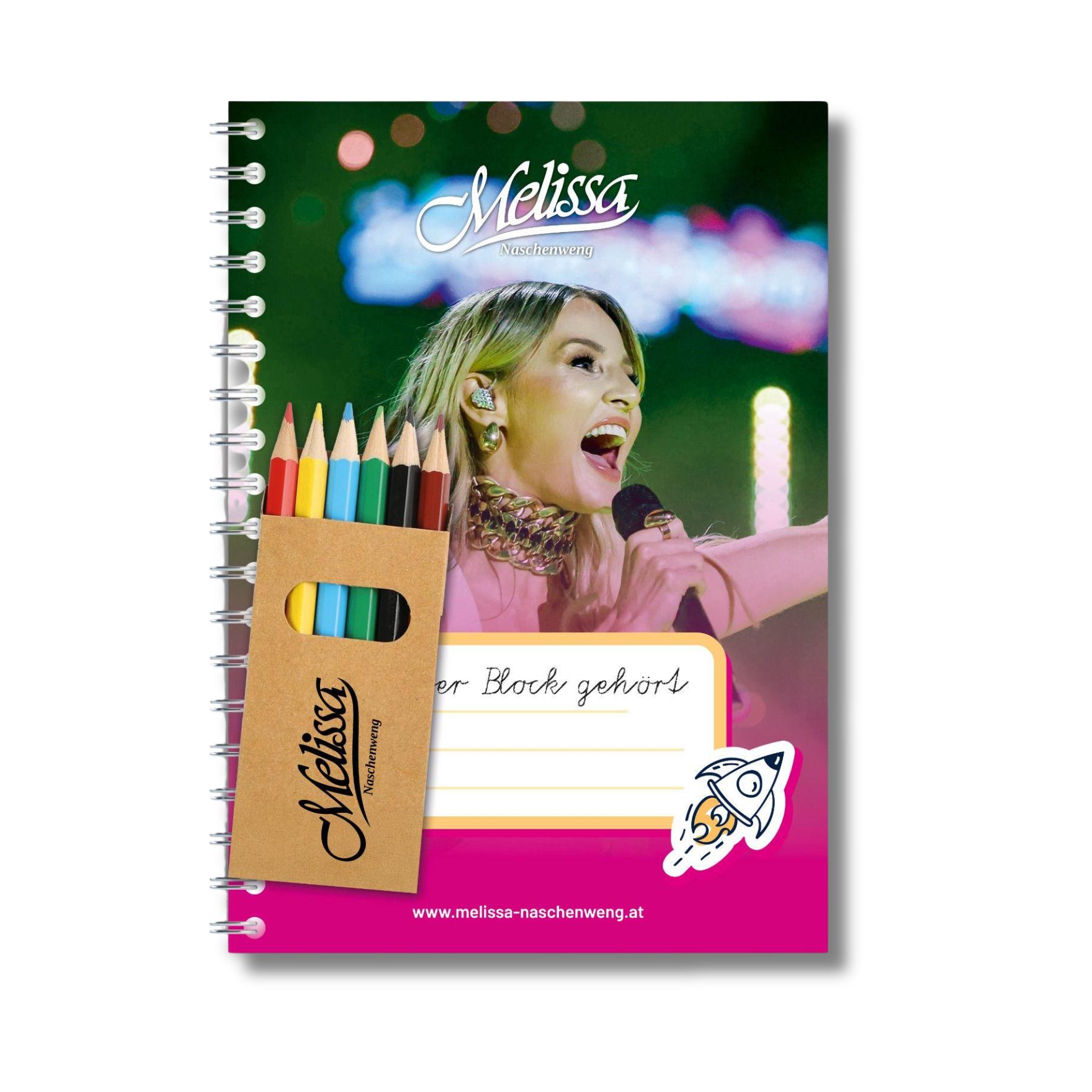 Melissa Malheft mit Buntstiften