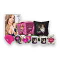 Alles in Rosa - Weihnachts-Set, Teddybär Hell, Beanie Pink