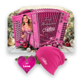 Rosa Winter - Weihnachts-Set, Beanie Pink